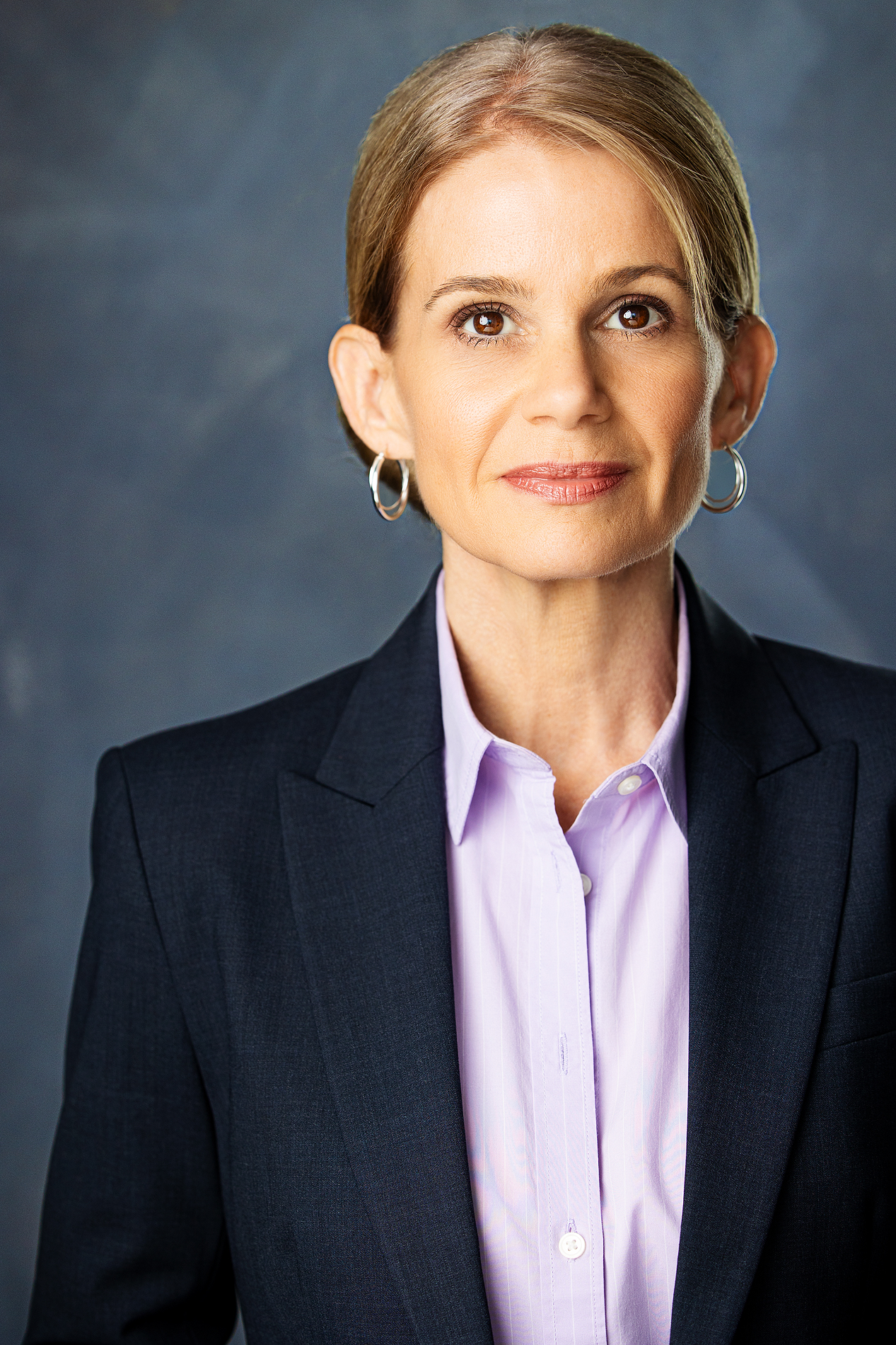 Headshot — navy blazer